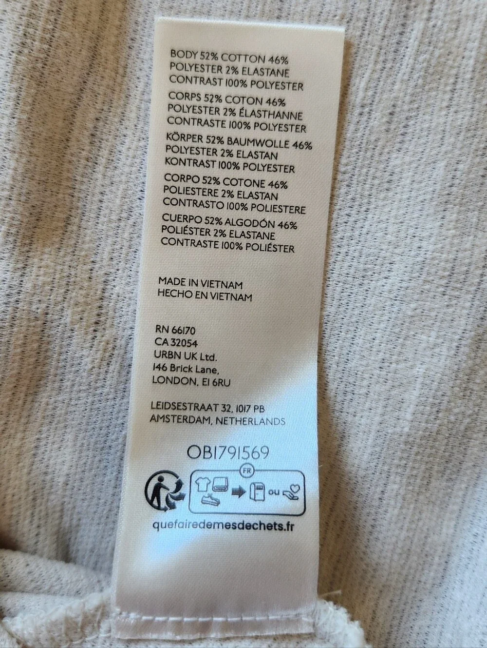 NWT Anthropologie "Back-Bow Sweatshirt" Ivory Cream | Women's Size XSP - Picture 9 of 13